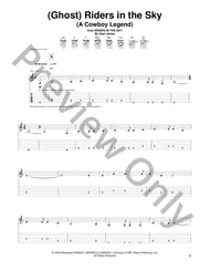 (Ghost) Riders in the Sky: A Cowboy Legend Guitar and Fretted sheet music cover